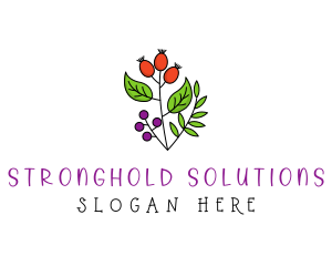 Elegant Herb Restaurant Produce logo design