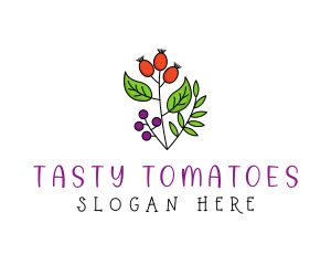 Elegant Herb Restaurant Produce logo design