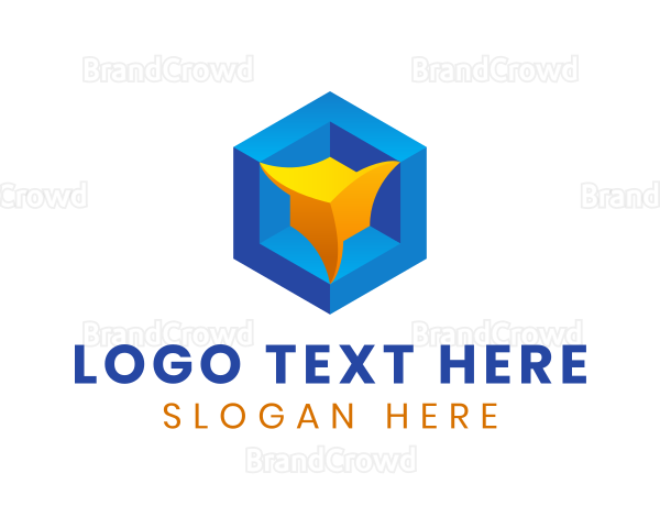 3D Startup Software Logo