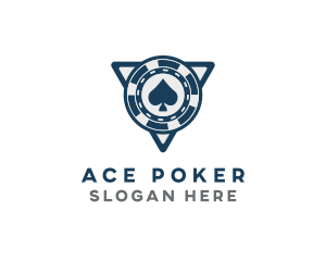 Poker - Spade Poker Token logo design