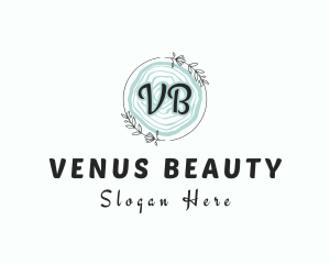 Beauty Nature Wreath logo design