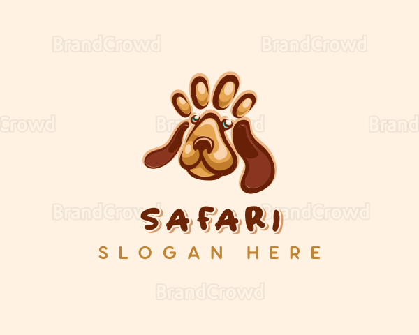 Dog Paw Pet Logo