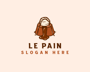 Boulangerie - Molten Chocolate Cake Dessert logo design