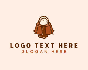 Handdrawn - Molten Chocolate Dessert logo design