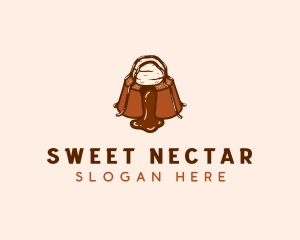 Molten Chocolate Dessert logo design