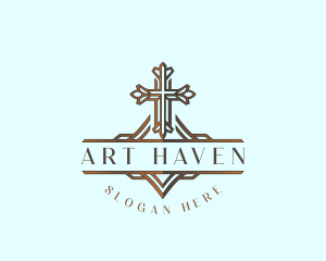 Christian Chapel Cross logo design