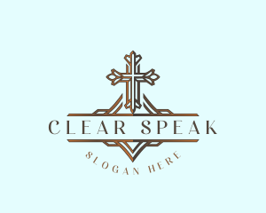 Christian Chapel Cross logo design