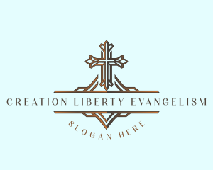 Christian Chapel Cross logo design