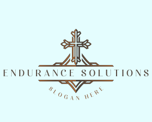 Christian Chapel Cross logo design