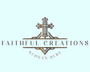 Faith - Christian Chapel Cross logo design