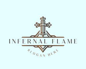 Christian Chapel Cross logo design