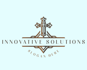 Christian Chapel Cross logo design