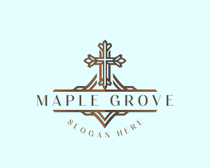 Christian Chapel Cross logo design