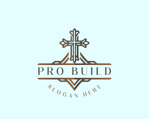 Christian Chapel Cross logo design