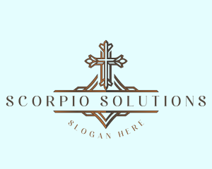 Christian Chapel Cross logo design