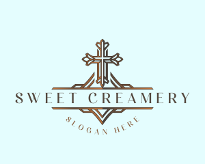 Christian Chapel Cross logo design