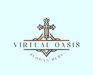 Christian Chapel Cross logo design