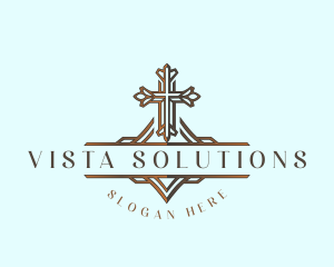 Christian Chapel Cross logo design