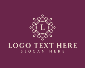 Pattern - Ornament Mandala Wreath logo design