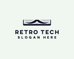 Mustache Grooming Barber logo design