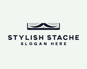 Mustache Grooming Barber logo design