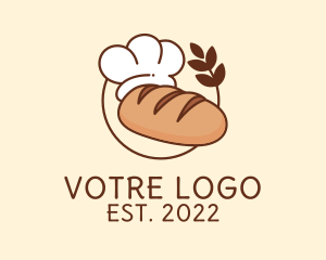 Wreath - Bread Chef Pantry logo design