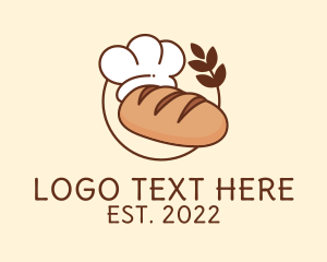Wheat Bread - Bread Chef Pantry logo design