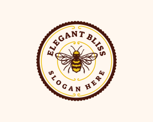 Bee Bumblebee Farm Logo