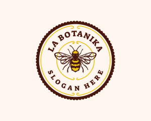 Bee Bumblebee Farm Logo