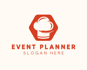 Fine Dining - Hexagon Chef Toque logo design