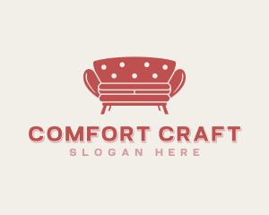 Upholstery - Sofa Couch Upholstery logo design