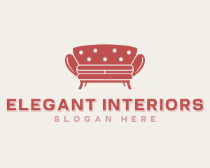 Sofa Couch Upholstery logo design