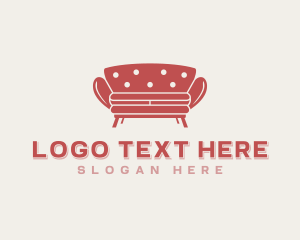 Upholstery - Sofa Couch Upholstery logo design