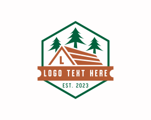 Roof - Roof Cabin House logo design