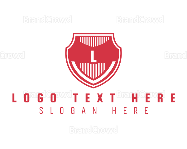 Red Shield Letter Logo