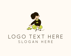 Youngster - Boy Toy Car logo design