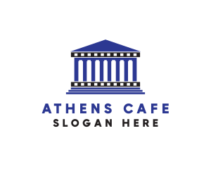 Athens - Greek Temple Tour logo design