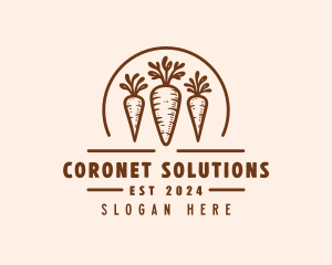 Organic Farm Carrots Logo