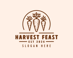 Organic Farm Carrots logo design