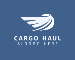 Wings Freight Delivery logo design