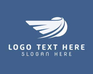 Courier Service - Wings Freight Delivery logo design