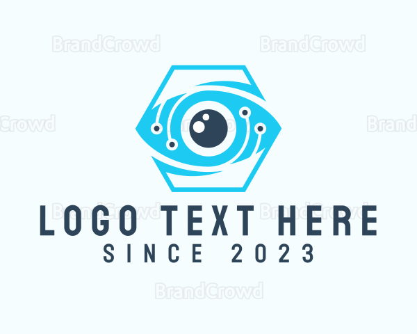 Hexagon Eye Digital Technology Logo