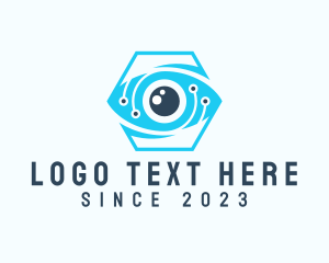 Networking - Hexagon Eye Digital Technology logo design