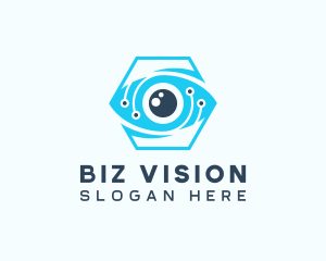 Hexagon Eye Digital Technology  logo design