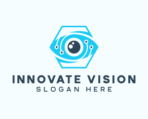 Hexagon Eye Digital Technology  logo design