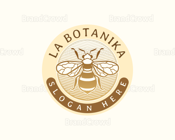 Bee Insect Wing Logo