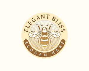 Bee Insect Wing Logo