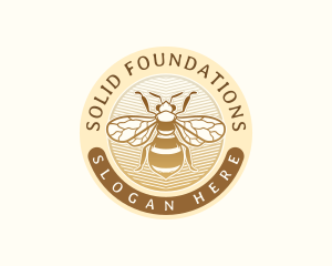 Bee Insect Wing Logo