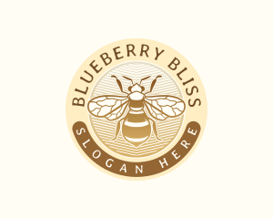 Bee Insect Wing logo design