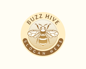 Bee Insect Wing logo design